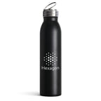 Swig Life Stainless Steel Bottle, 20 oz - Black - Silk Screen