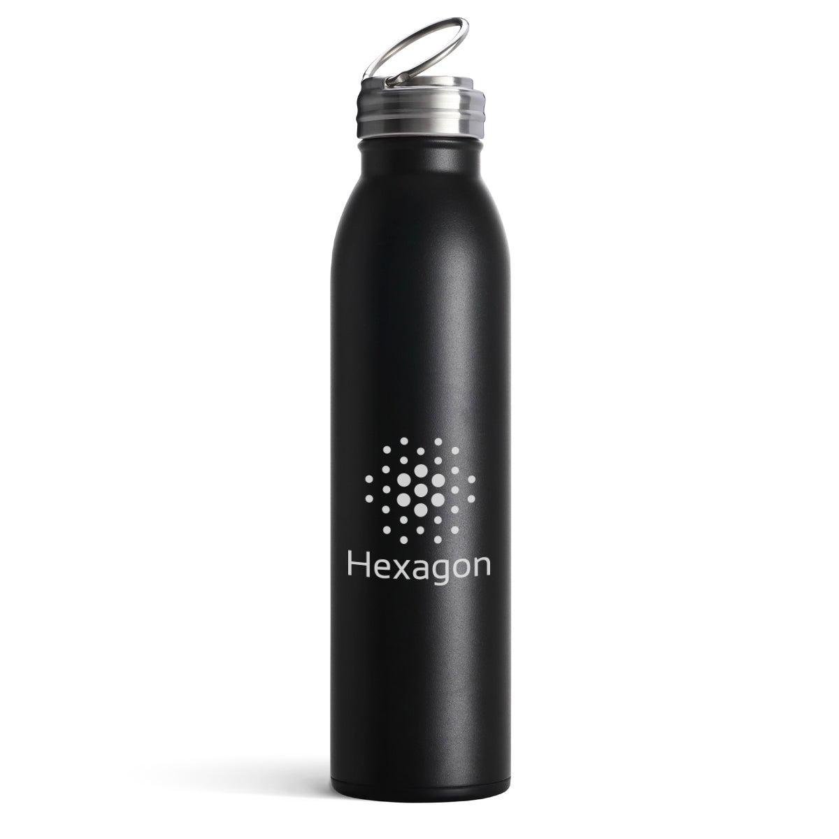 Swig Life Stainless Steel Bottle, 20 oz - Black - Silk Screen