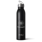 Swig Life Stainless Steel Bottle, 20 oz - Black - Silk Screen