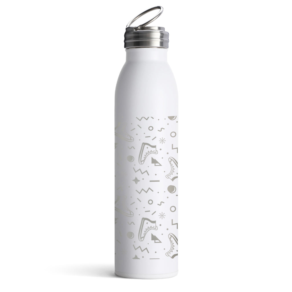 Swig Life Stainless Steel Bottle, 20 oz - White - Laser Engraving
