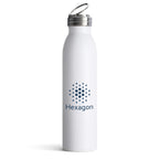 Swig Life Stainless Steel Bottle, 20 oz - White - Silk Screen
