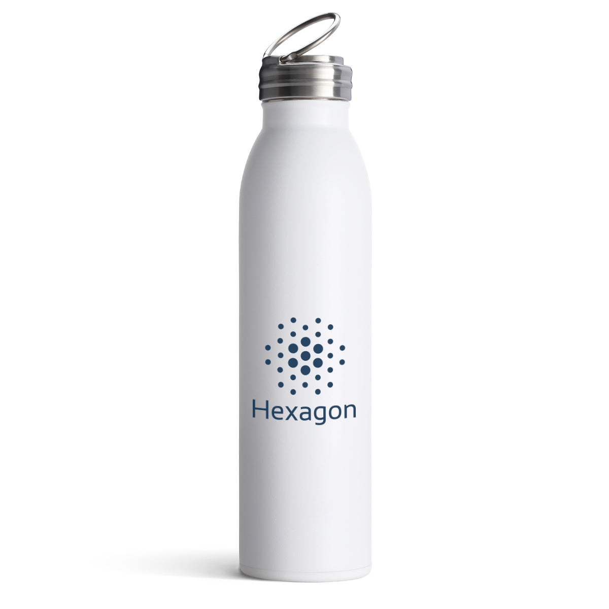 Swig Life Stainless Steel Bottle, 20 oz - White - Silk Screen