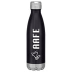 Swiggy Stainless Steel Bottle in Full Color, 16 oz - Black - Silk Screen