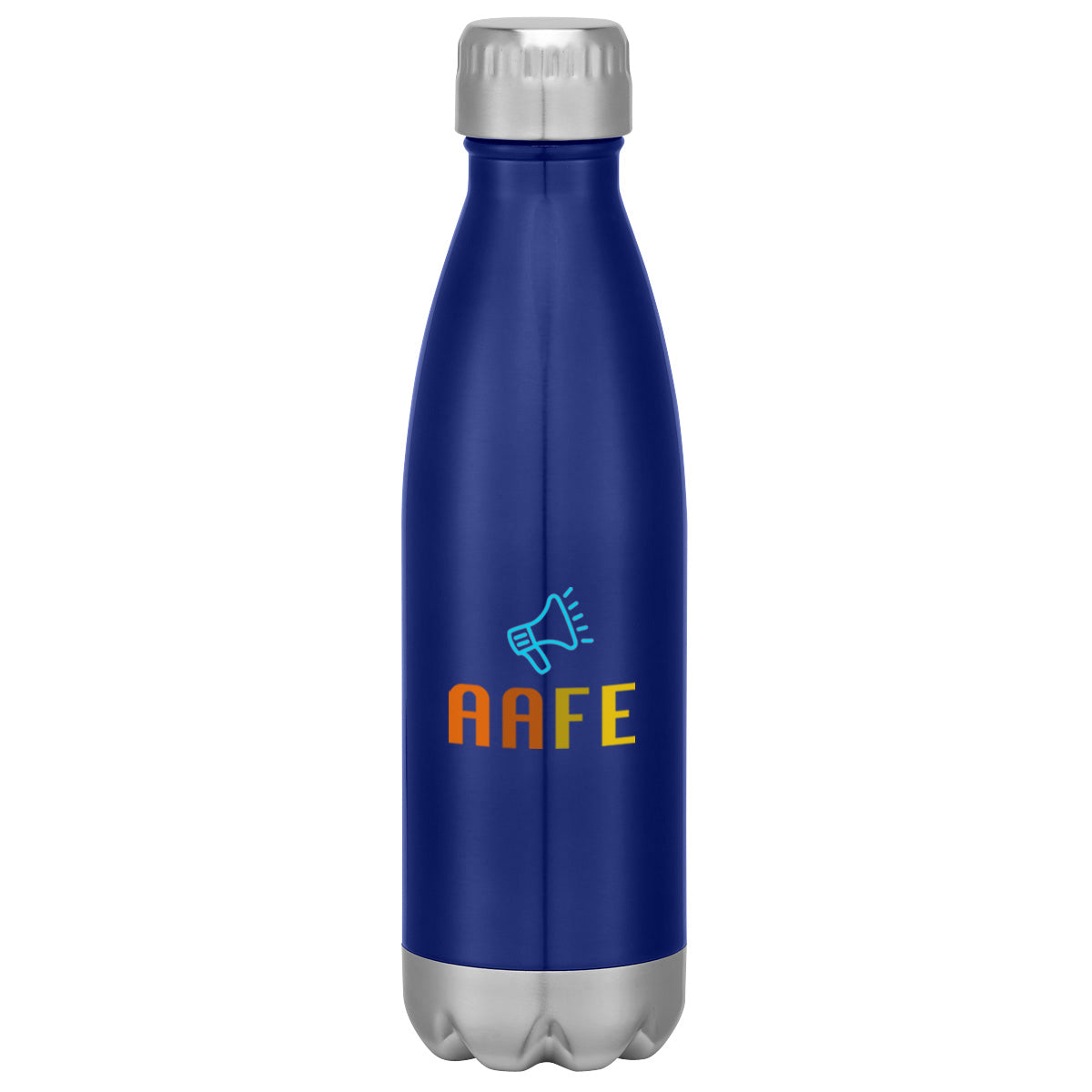Swiggy Stainless Steel Bottle in Full Color, 16 oz - Blue - Colorbrite Drinkware