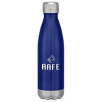 Swiggy Stainless Steel Bottle in Full Color, 16 oz - Blue - Silk Screen