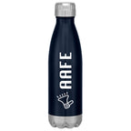 Swiggy Stainless Steel Bottle in Full Color, 16 oz - Navy - Silk Screen