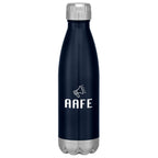 Swiggy Stainless Steel Bottle in Full Color, 16 oz - Navy - Silk Screen