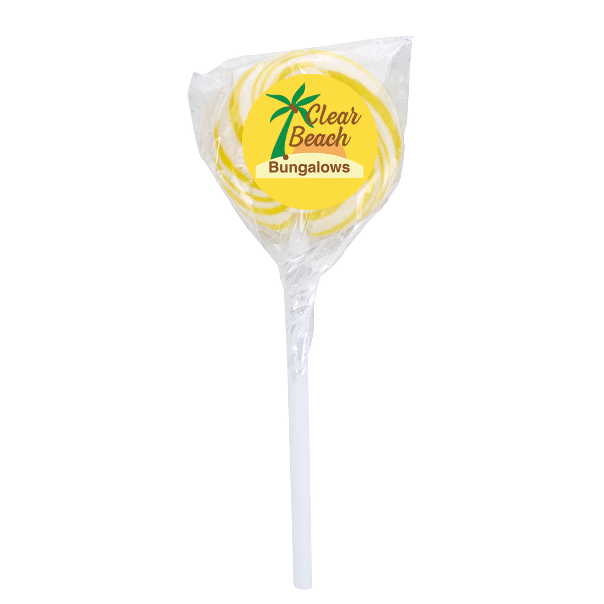 Swirl Lollipop with a Round Label - Label_4CP