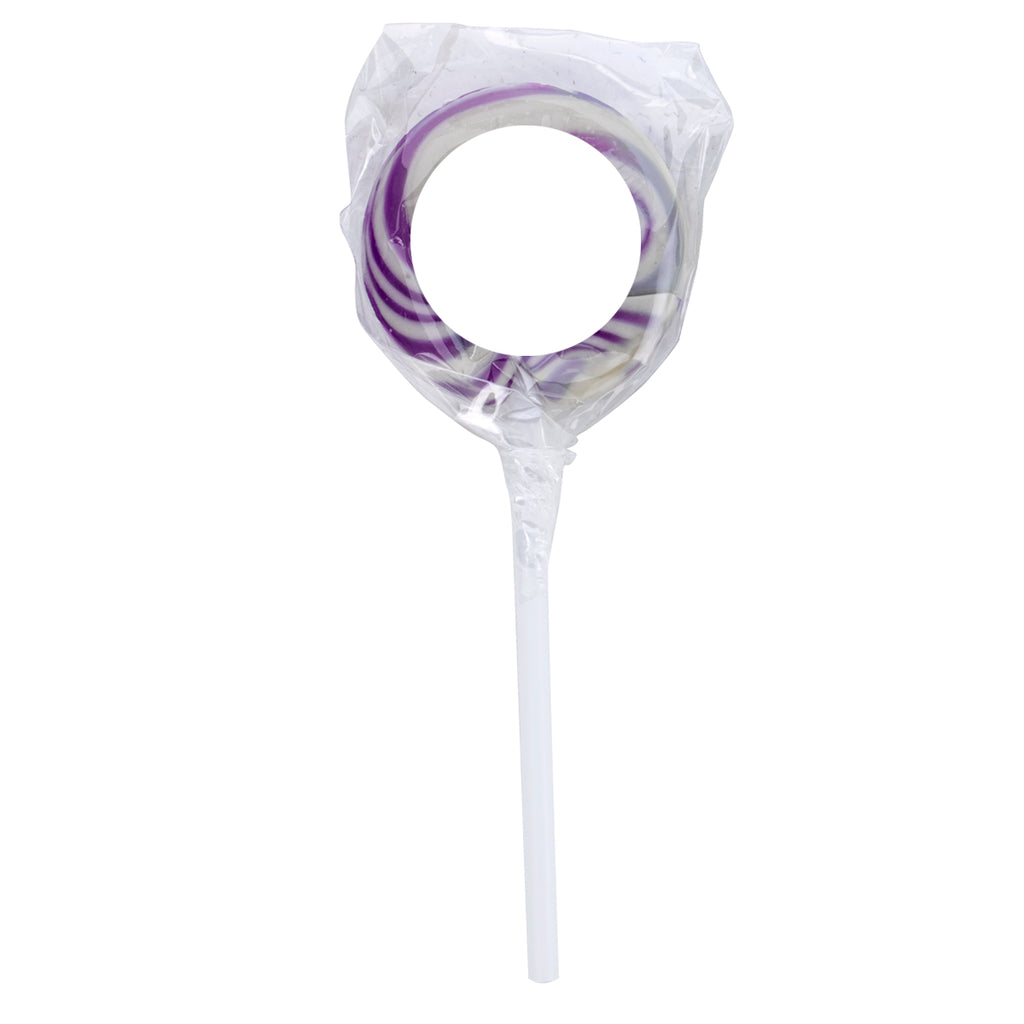 Swirl Lollipop with a Round Label - Label_Blank