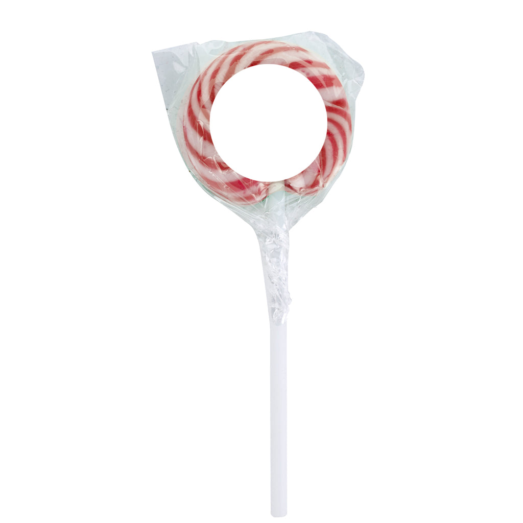 Swirl Lollipop with a Round Label - Label_Blank