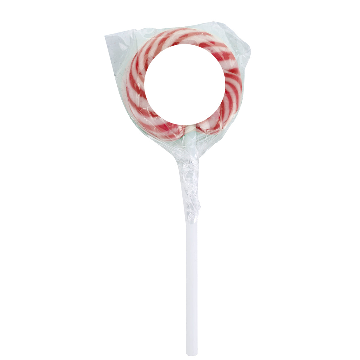Swirl Lollipop with a Round Label - Label_Blank
