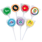Swirl Lollipop with a Round Label