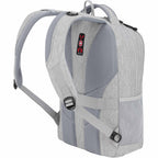SwissGear Frost Peak Recycled Laptop Backpack, 16 Inch Transfer - Gray - Back 2