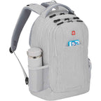 SwissGear Frost Peak Recycled Laptop Backpack, 16 Inch Transfer - Gray - Right Angle