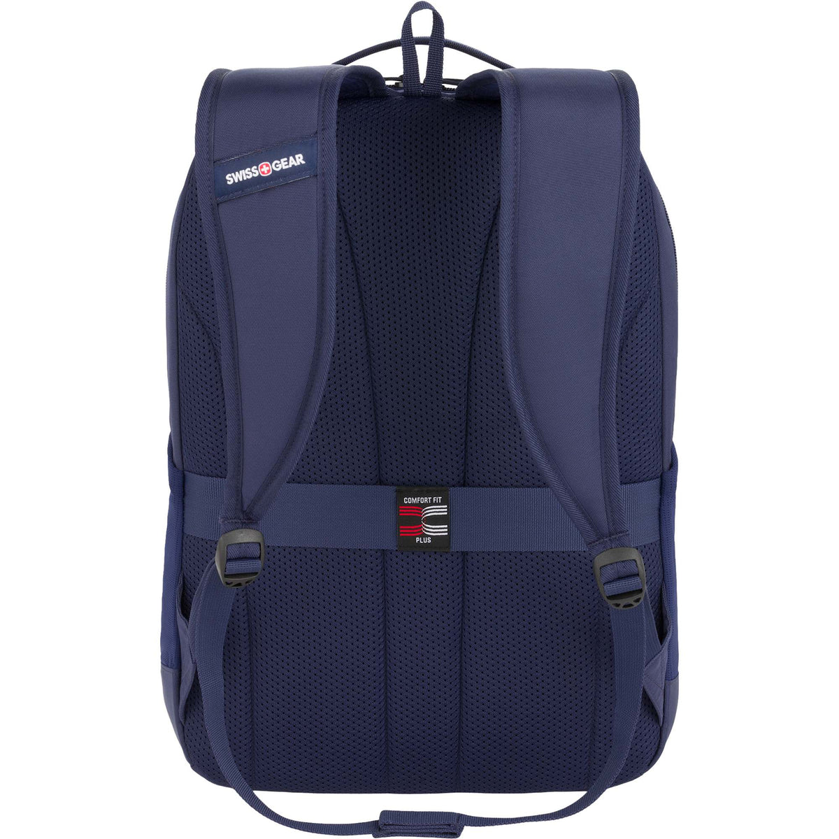 SwissGear Ridgeline Ultralight Laptop Backpack, 16 Inch Embroidery - Navy - Back