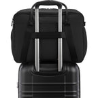 SWISSGEAR Suitcase Style Travel Duffel with Laptop Pocket Embroidery - Black - Photo 9