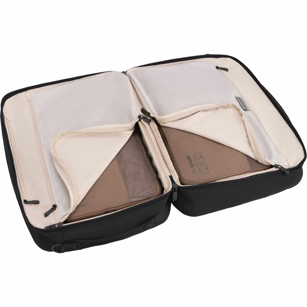 SWISSGEAR Suitcase Style Travel Duffel with Laptop Pocket Transfer - Black - Photo 10