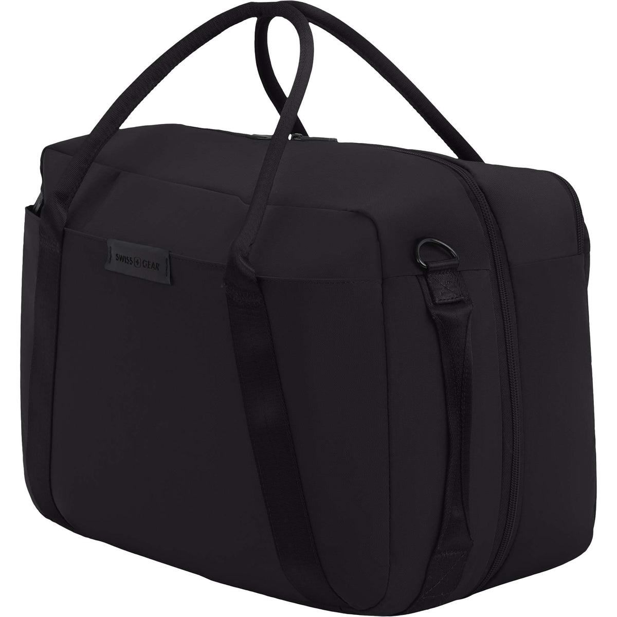 SWISSGEAR Suitcase Style Travel Duffel with Laptop Pocket Transfer - Black - Photo 7