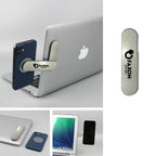 Swivel Phone Mount for Laptops Full Color - Silver - Silk Screen