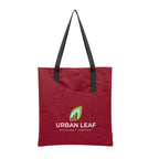 Swoop Heathered Tote Bag in Recycled PET - Red - Colorbrite