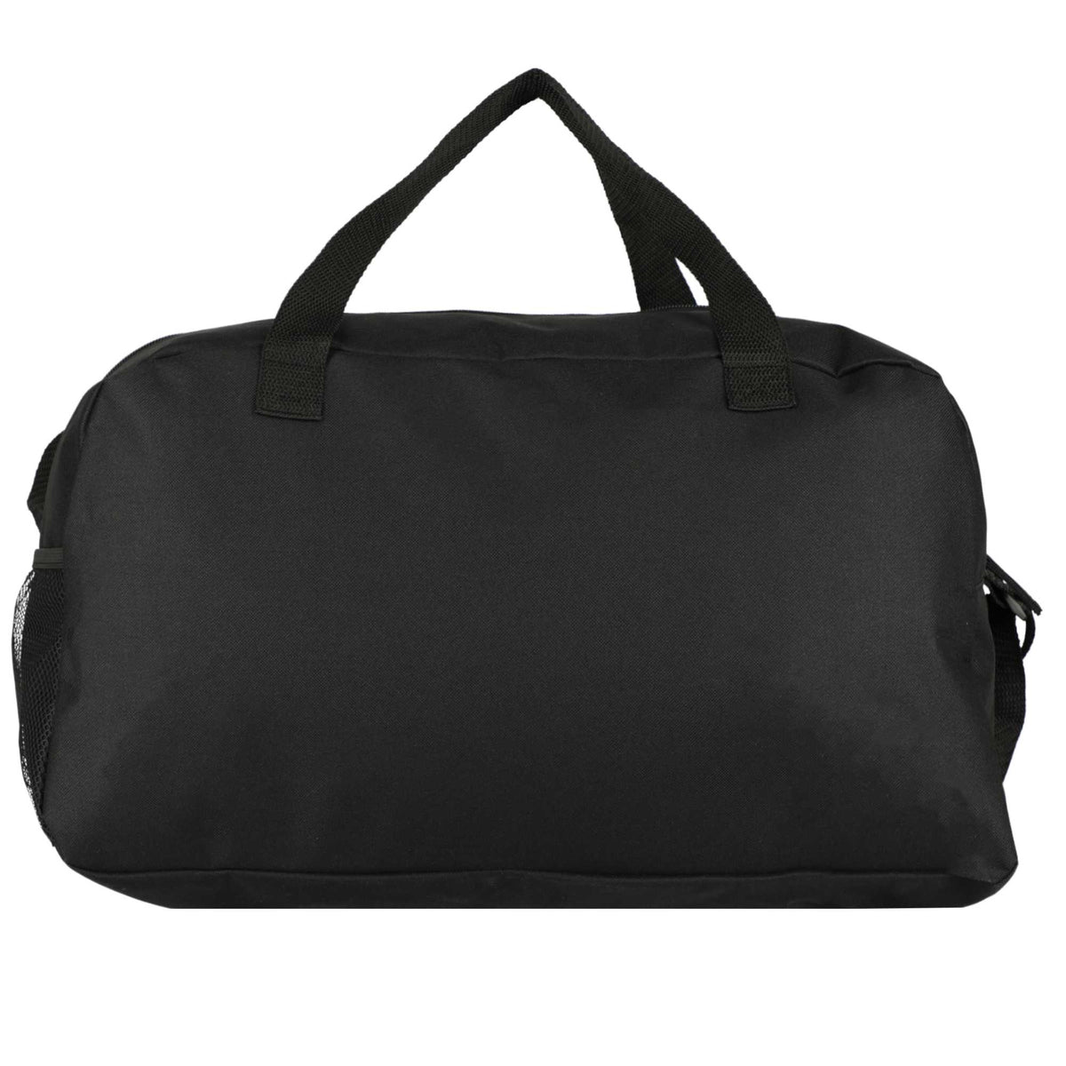 Swoop Weekender Duffel Bag in Recycled Polyester - Black - Back