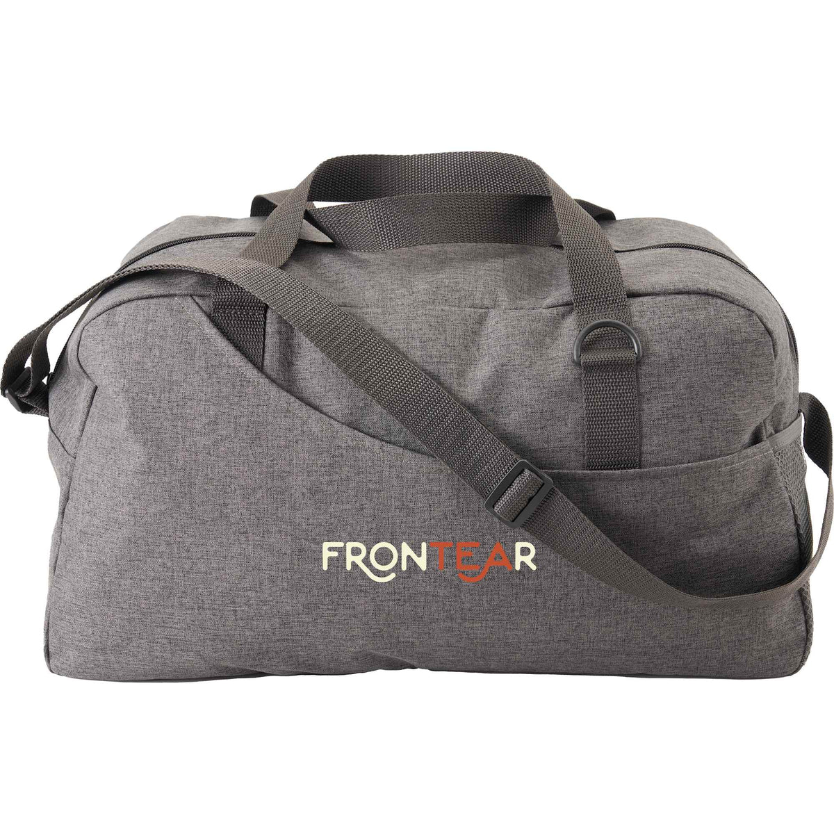 Swoop Weekender Duffel Bag in Recycled Polyester - Graphite - Front