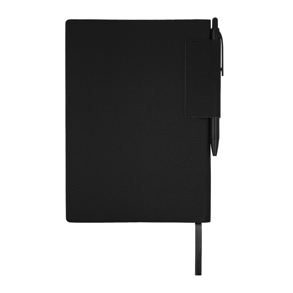 Sylvia Journal and Pen Debossing - Black - Back