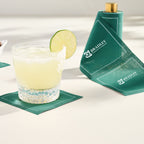 Table Theory Cocktail Napkins, Roll of Fifty - Green - Lifestyle