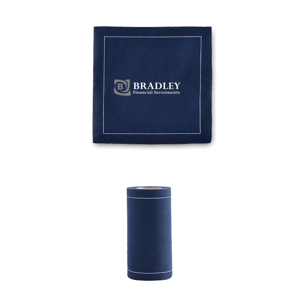 Table Theory Cocktail Napkins, Roll of Fifty - Navy - Colorbrite