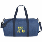 Tahoe Barrel Duffel Bag, 18 Inches Embroidery - Navy - Front