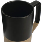 Tahoe Tea and Coffee Mug with Wood Lid, 16 oz - Black - Photo 4
