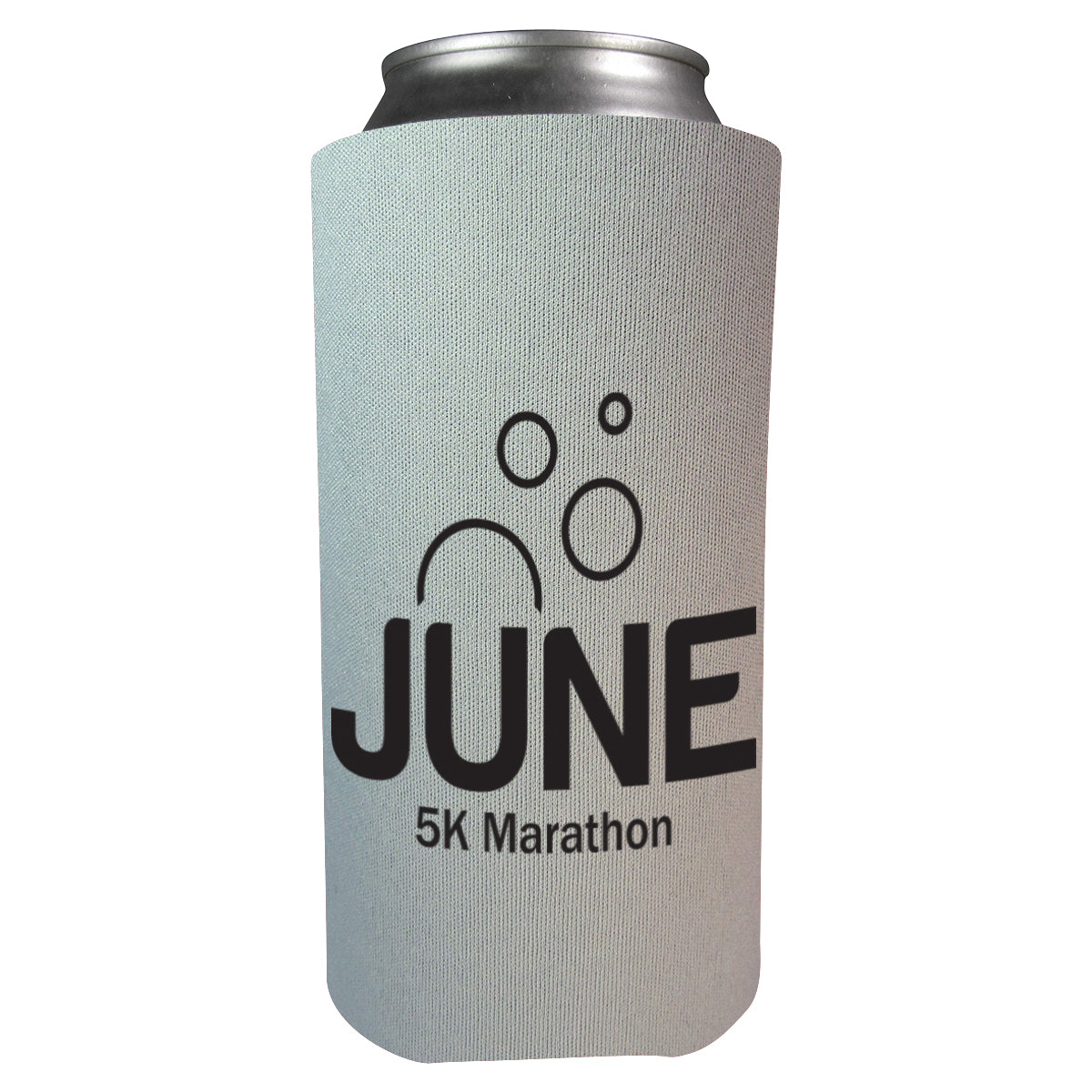 Tall Boy Coolie, 16 oz - Gray - Silk Screen