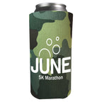Tall Boy Coolie, 16 oz - Green Camo - Silk Screen
