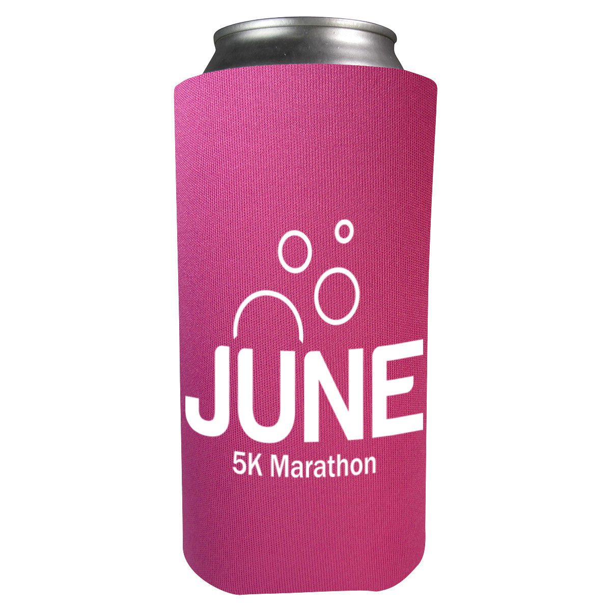 Tall Boy Coolie, 16 oz - Magenta - Silk Screen