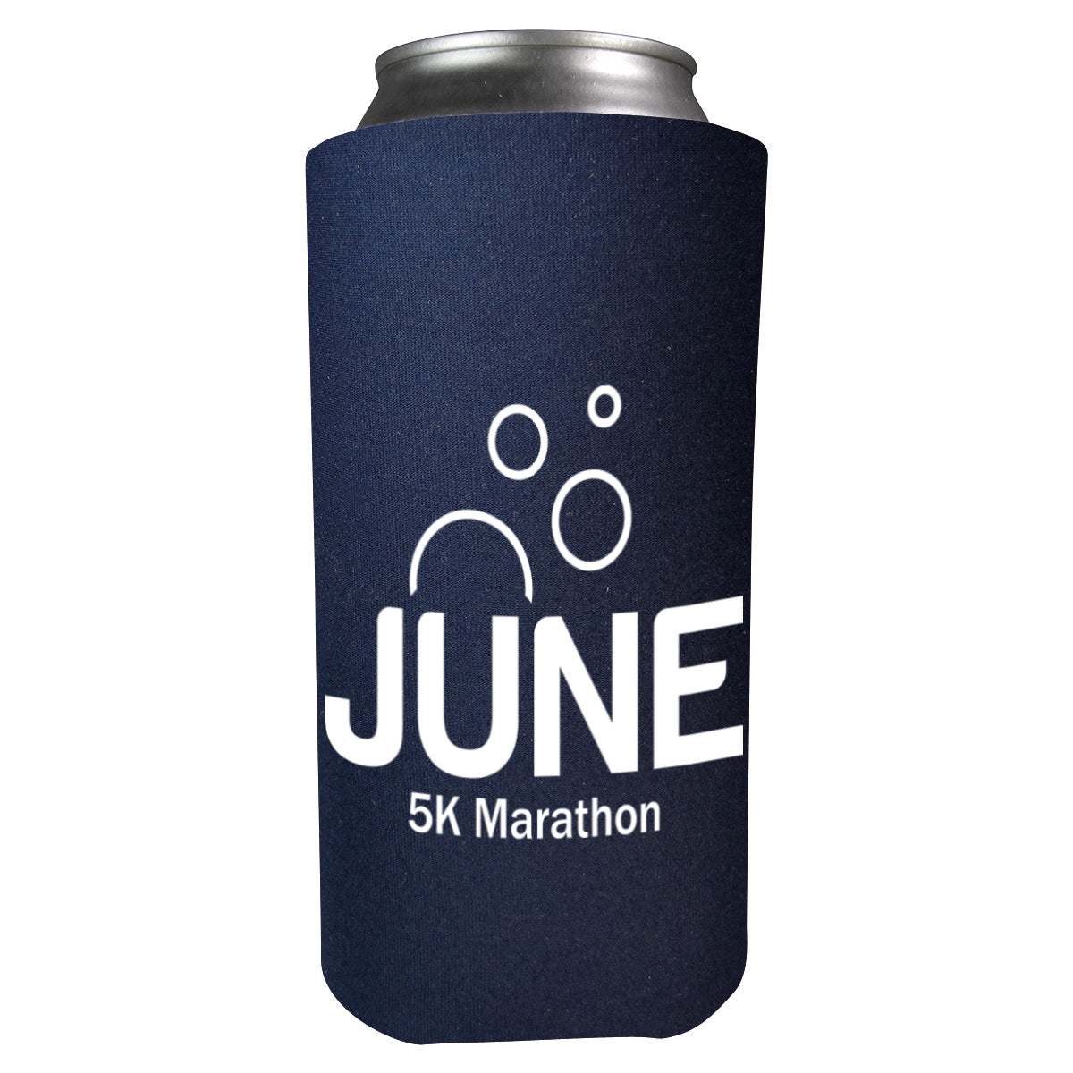 Tall Boy Coolie, 16 oz - Navy - Silk Screen