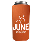 Tall Boy Coolie, 16 oz - Orange - Silk Screen