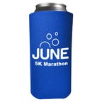 Tall Boy Coolie, 16 oz - Royal Blue - Silk Screen