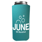 Tall Boy Coolie, 16 oz - Turquoise - Silk Screen