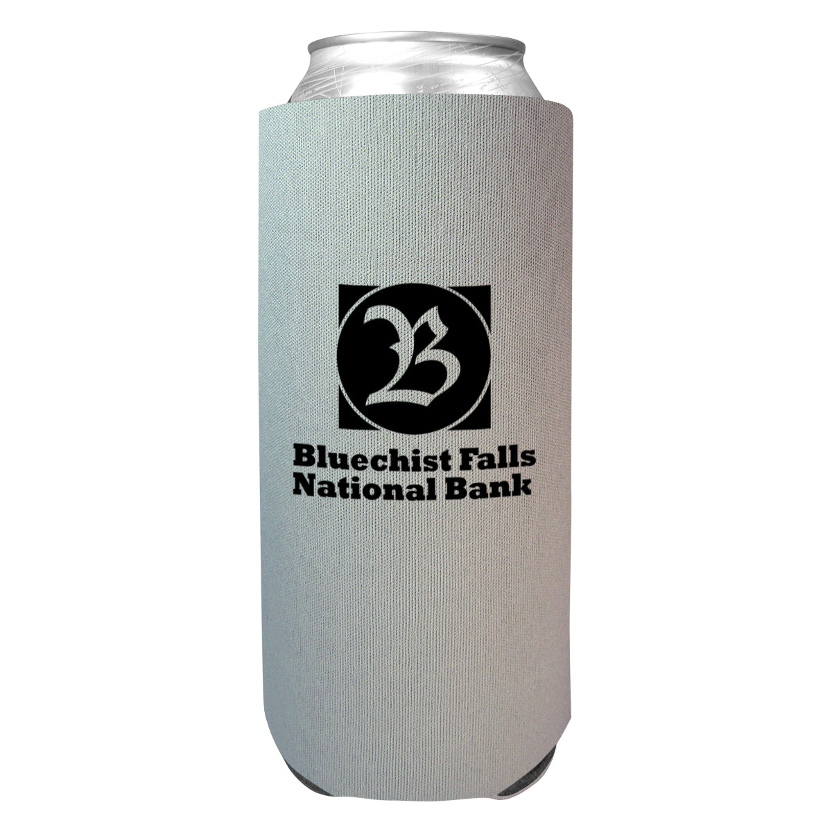 Tall Boy Coolie, 24 oz - Gray - Silk Screen