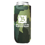 Tall Boy Coolie, 24 oz - Green Camo - Silk Screen