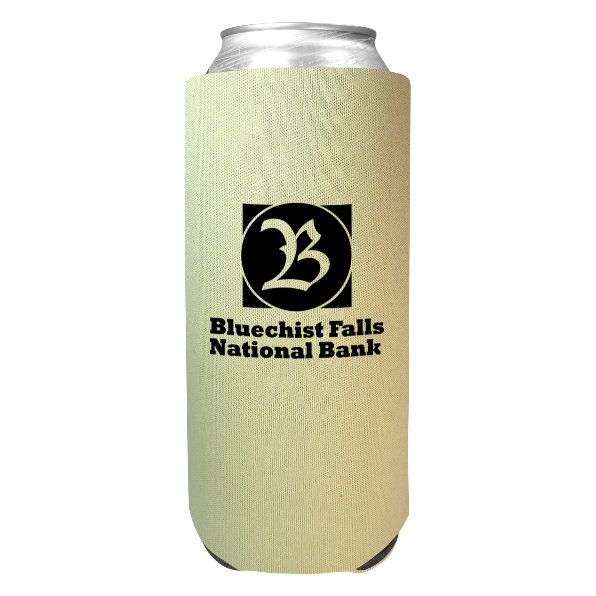 Tall Boy Coolie, 24 oz - Khaki - Silk Screen