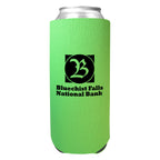 Tall Boy Coolie, 24 oz - Lime Green - Silk Screen