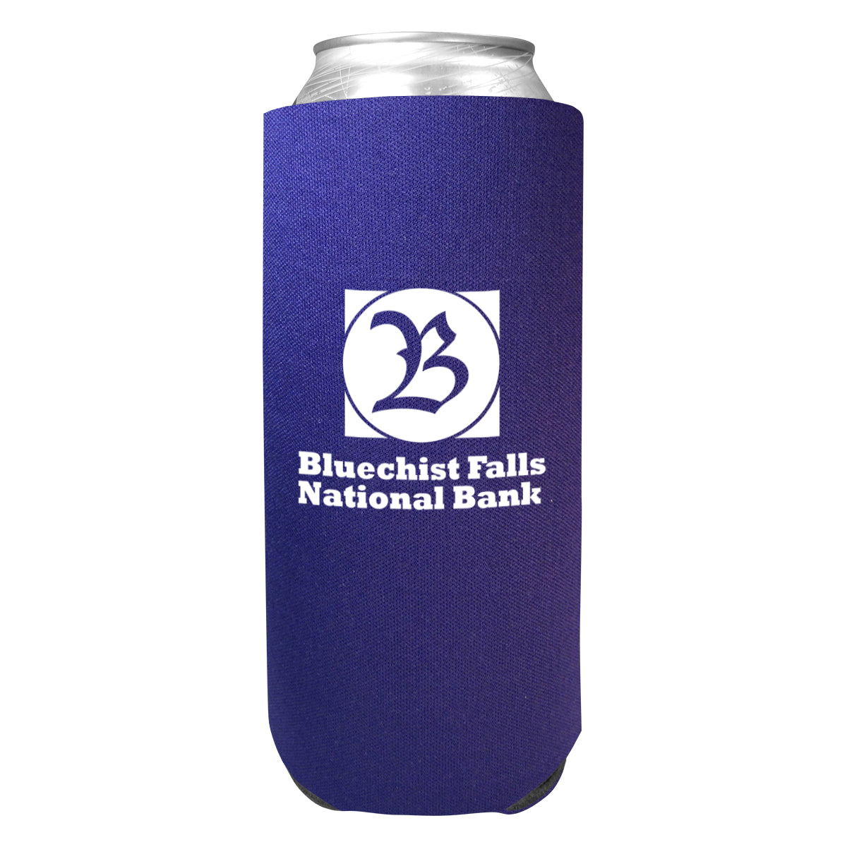 Tall Boy Coolie, 24 oz - Purple - Silk Screen