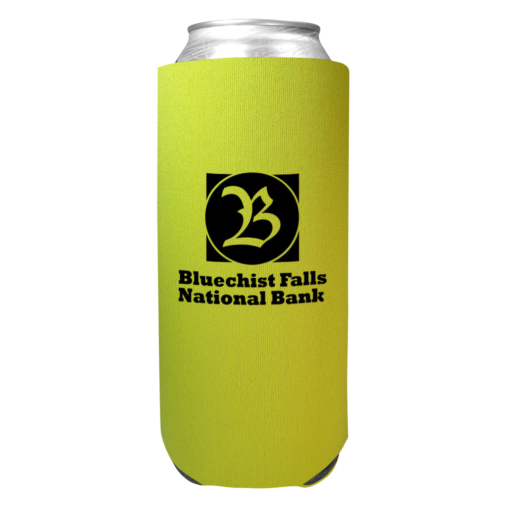 Tall Boy Coolie, 24 oz - Yellow - Silk Screen