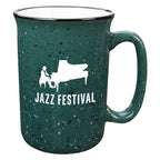 Tall Campfire Mug, 12 oz - Green - Ceramic