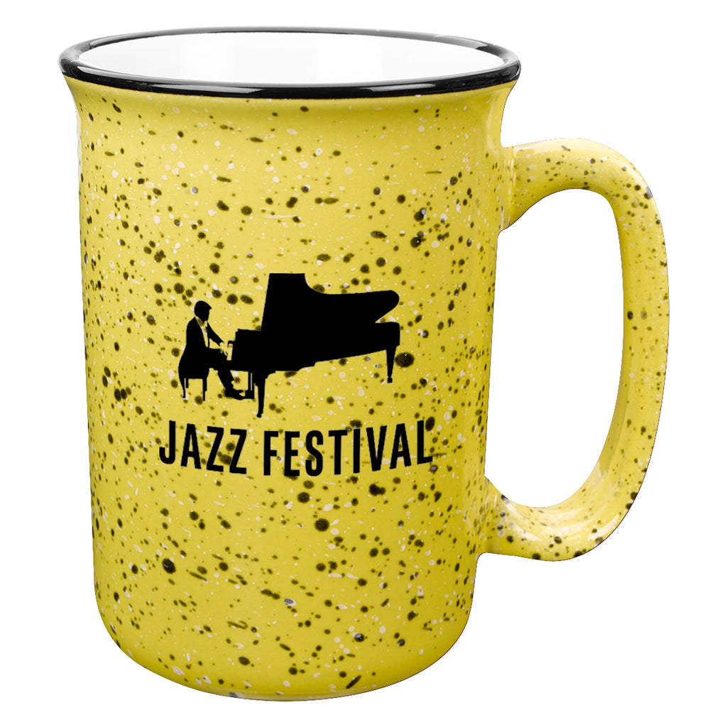 Tall Campfire Mug, 12 oz - Lemon - Ceramic