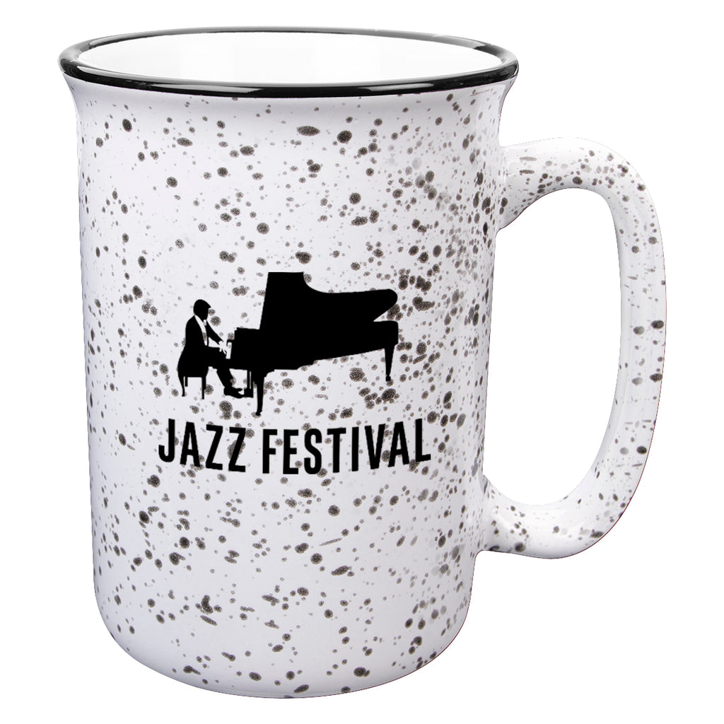 Tall Campfire Mug, 12 oz - White - Ceramic