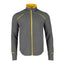 Tamarack Performance Full Zip Jacket with Thumb Holes for Men Laser Engraving - Yellow/Heather Charcoal - Front Flat