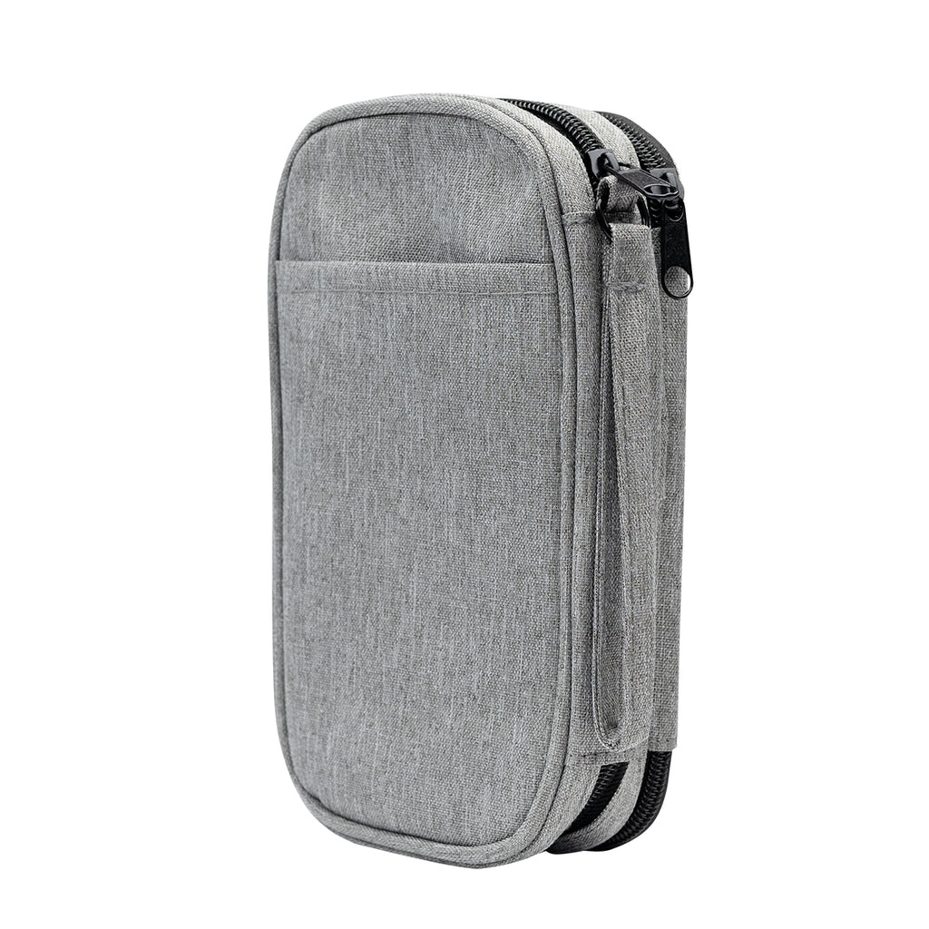 Tandem Tech Travel Organizer in Recycled PET - Angle