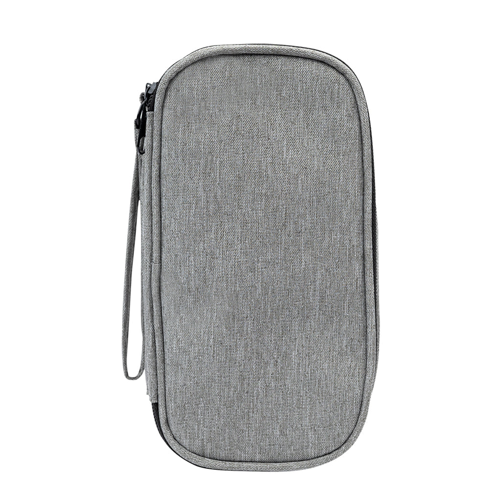 Tandem Tech Travel Organizer in Recycled PET - Gray - Back